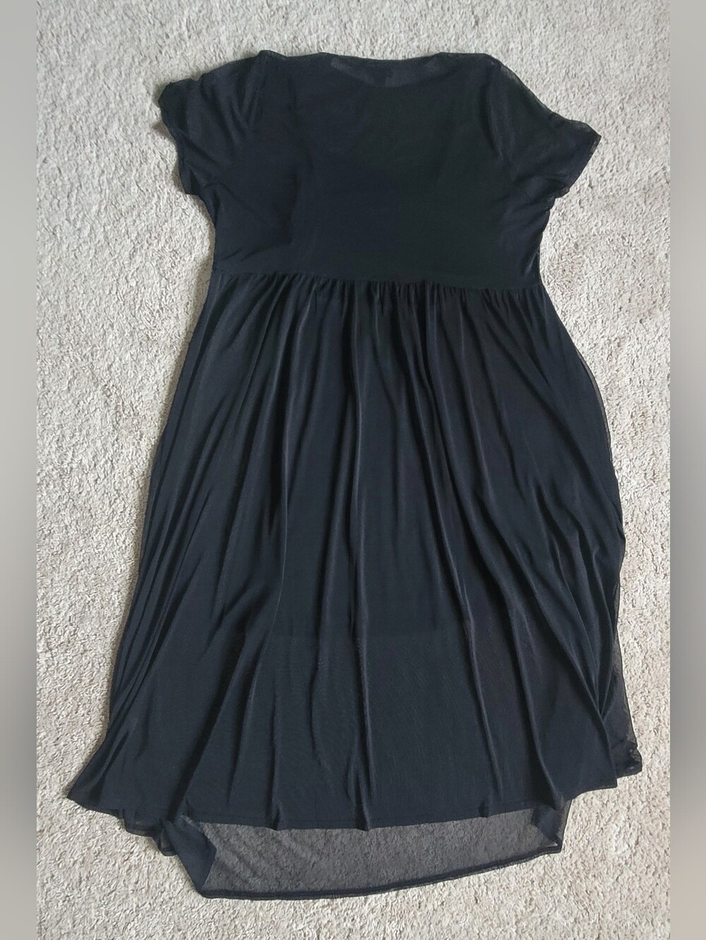 TORRID BLACK MESH, LINED DRESS, size 1x - Picture 2 of 10